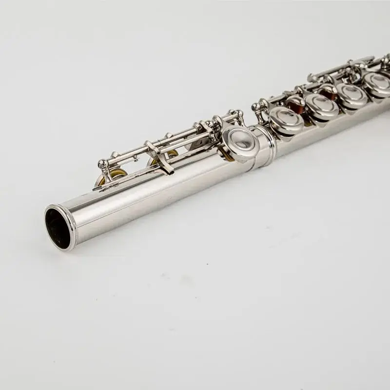 Top Japan Flute 212 272 Professional Cupronickel C Key 16 Hole Flute Silver Plated Musical Instruments With Case and Accessories