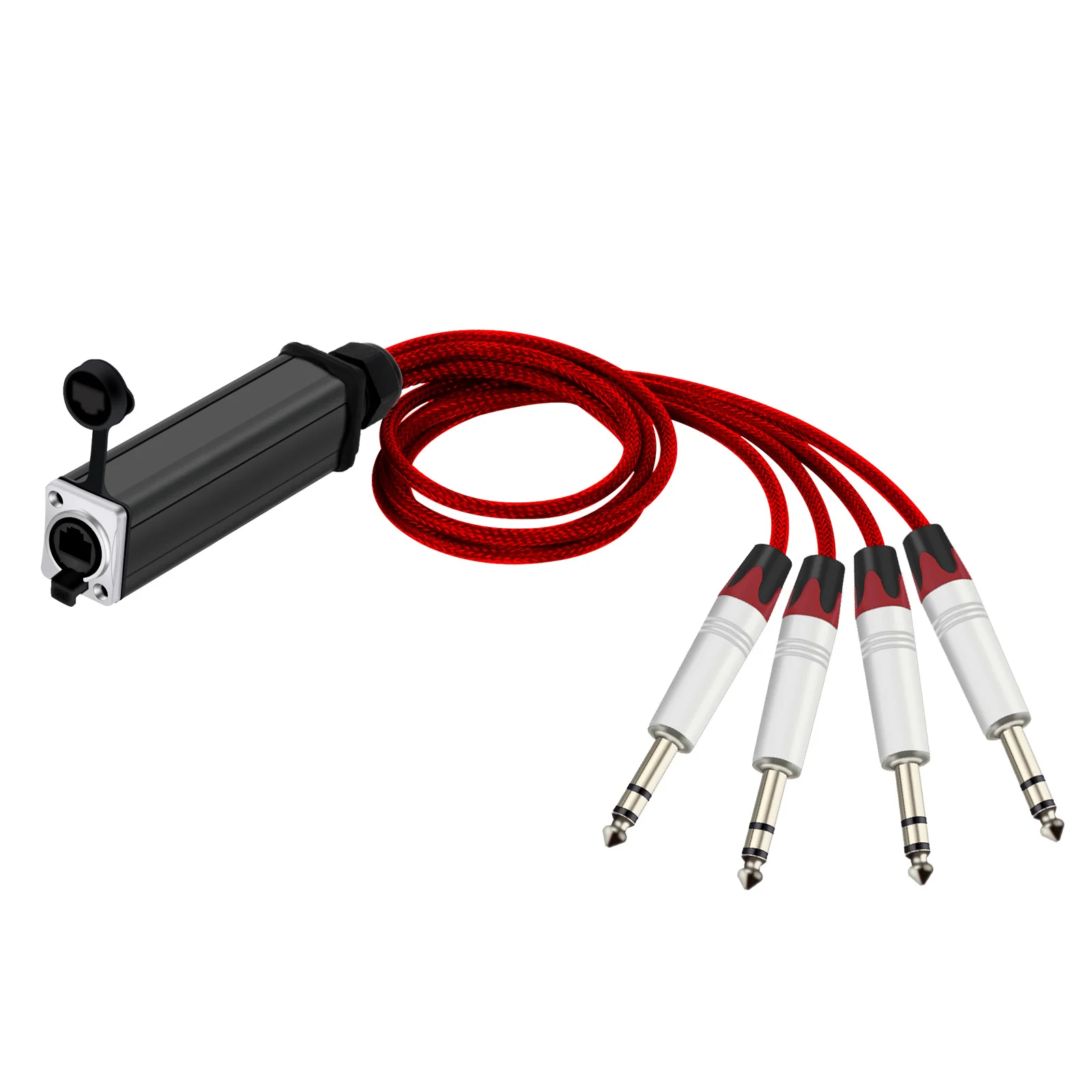    Ʃ   ũ ̺, CAT5 Ʈũ ̴ ̺, 4 ä, 1/4 ġ TRS-RJ45, 0.5m-10m