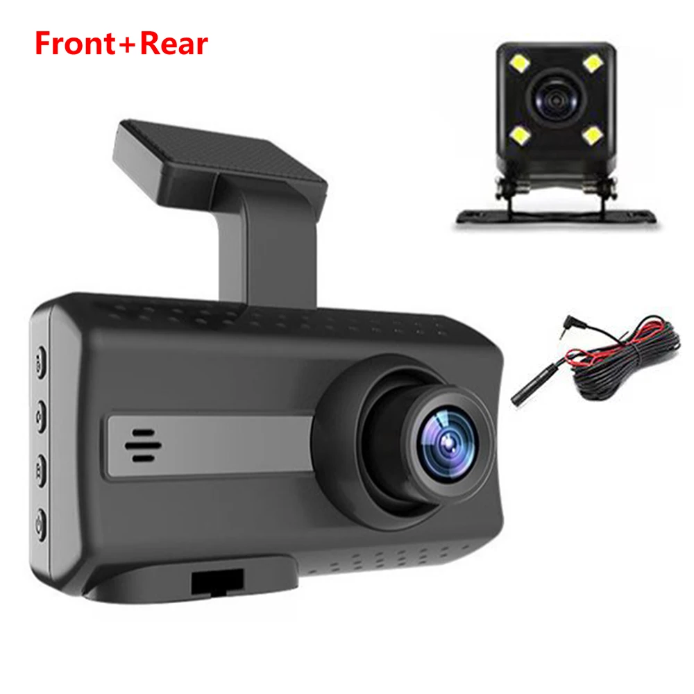 HD 1080P Dash Cam Dual Lens 3 Inch Cycle Recording Car DVR Camera Driving Recorder 24Hr Parking DVR Night Vision Dish Camera best car camera Vehicle Cameras