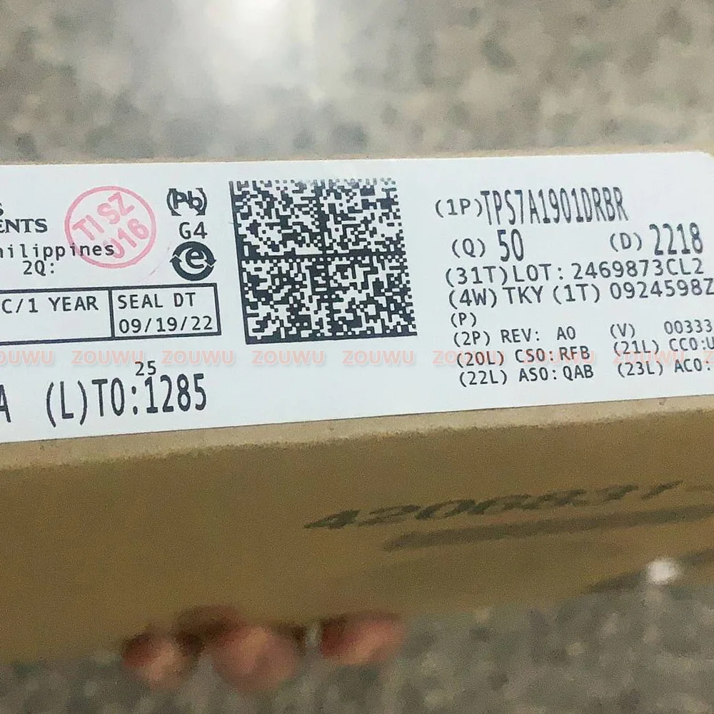 

50 шт./партия TPS7A1901DRBR TPS7A1901DRBT TPS7A1901 A1901 SON8 100% оригинал аутентичный