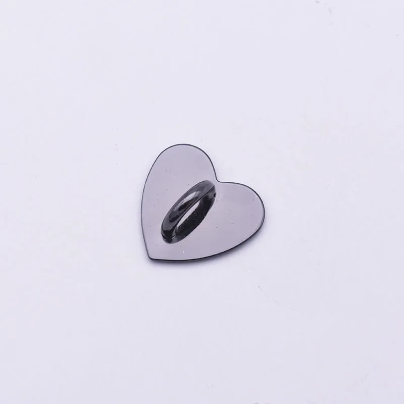 Set of 5 Kawaii Heart Phone Charm Holders with Adhesive Finger Ring Stand and Clasp Accessory