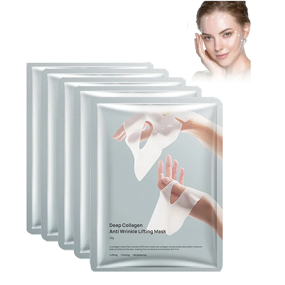 Deep Collagen Anti Wrinkle Lifting Mask Collagen Face Mask Overnight, Deep Collagen Mask for Lifting Firming Moisturizing