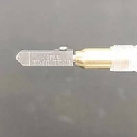 Replacement Cutter Head for Glass Bottles High Strength Glass Cutter with Narrow Tip and Metal Handle Diamond Glass Cutter TC-10 1
