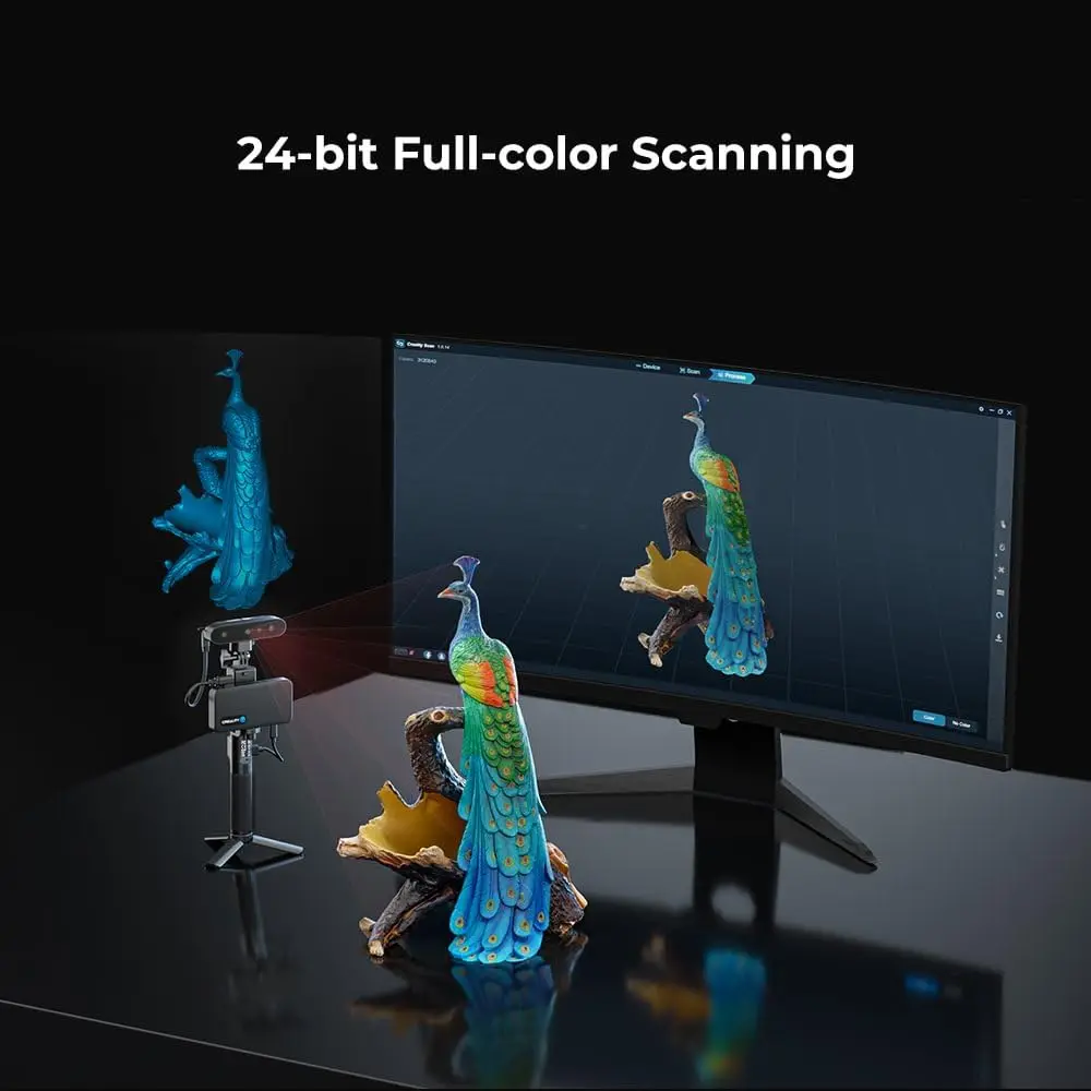 CREALITY Official Scanner CR Scan Ferret-Pro 3D Scanner 0.1mm Accuracy Handheld Wireless Scanning Anti Shake Tracking Equipped