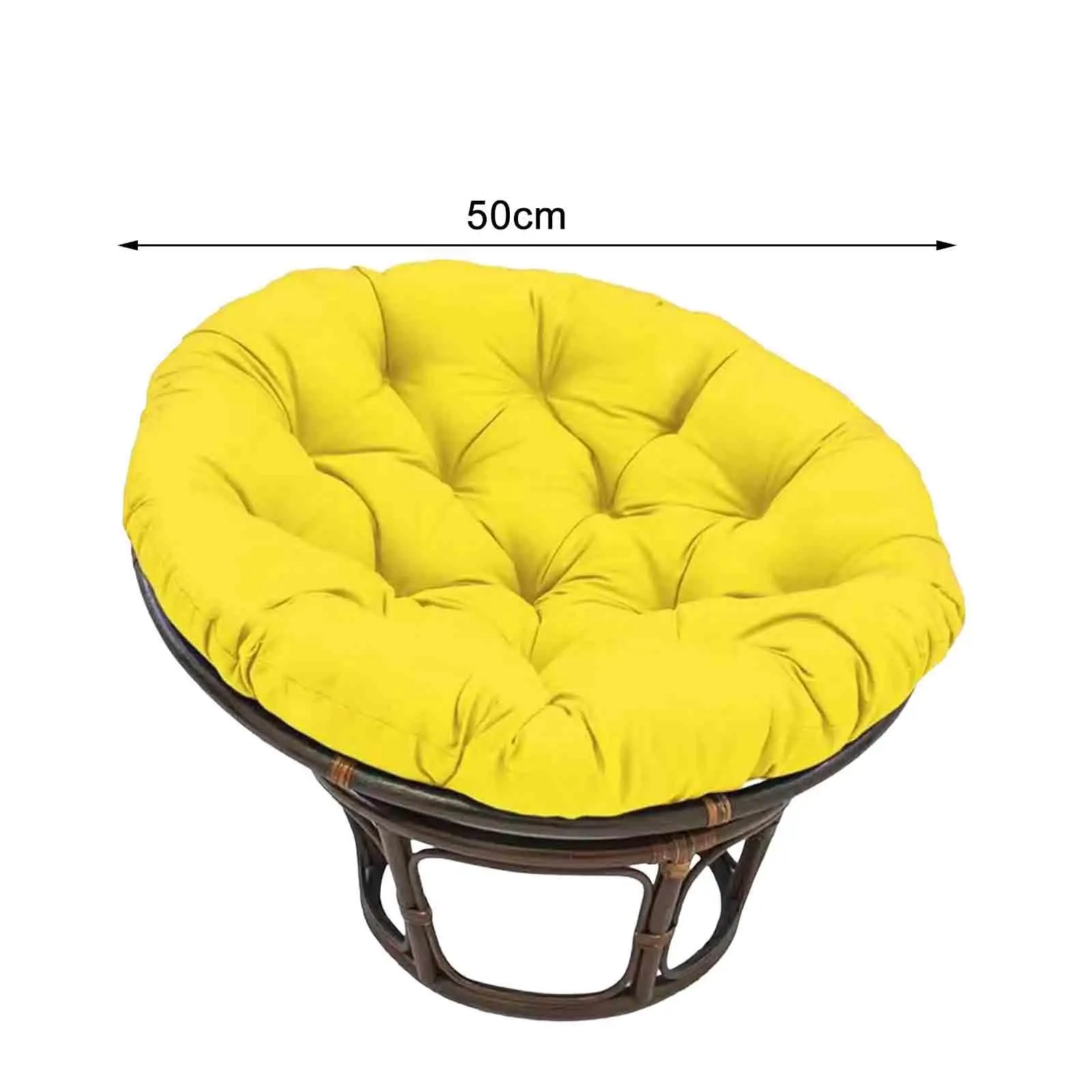 Hanging Chair Cushion Soft Washable Comfortable Round Seat Cushion Window Pad Floor Cushion for Patio Garden Office Kitchen Home