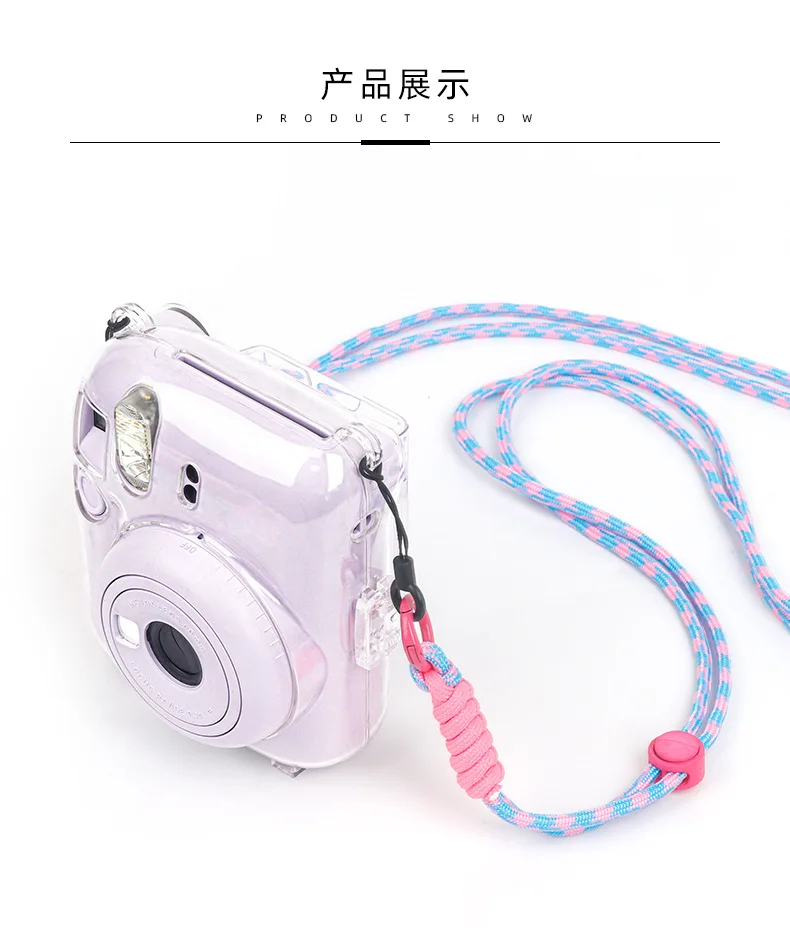 Slant Span Hanging Rope Adjustable Phone Strap Back Clip Hanging Rope Plush Phone Back Clip Phone Hanging Rope for Camera Bag