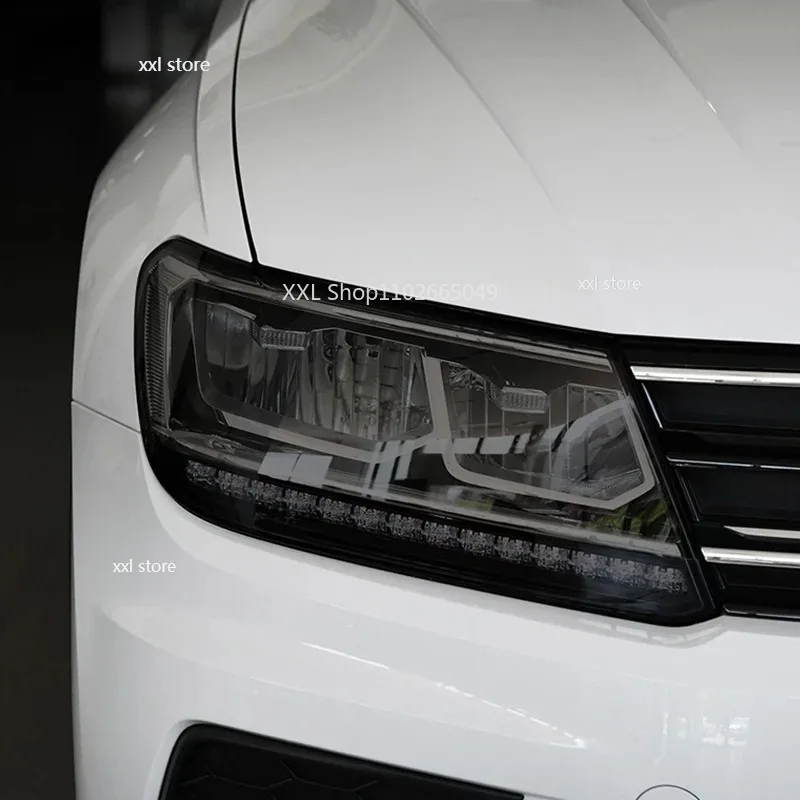 

Защитная пленка для автомобильных фар Volkswagen VW Tiguan 2017 2018 2019 2020 Прозрачная черная наклейка из ТПУ аксессуары