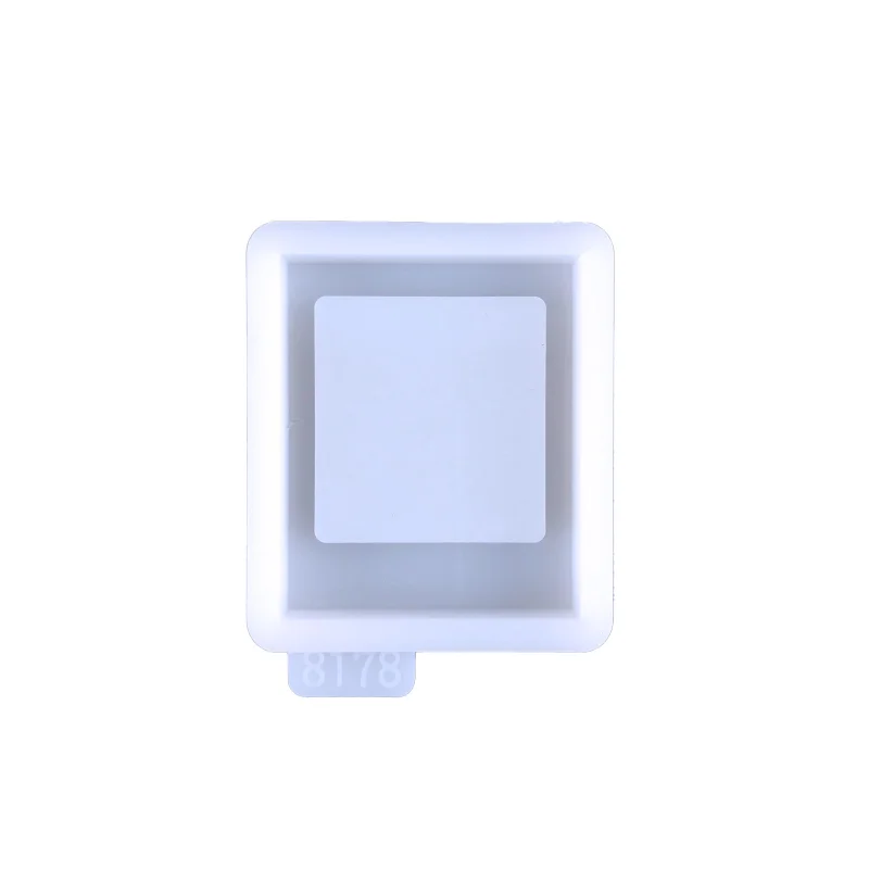 

Resin Molding for Quicksand Box DIY Rectangular Quicksands Boxes Photo Frame Keychain Pendant Decoration Silicone Mold