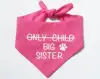 Dog Bandana Pregnancy Announcement Photos Shower Scarf