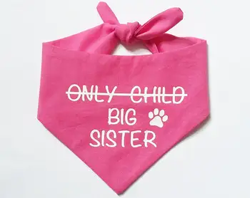 Dog Bandana Pregnancy Announcement Photos Shower Scarf