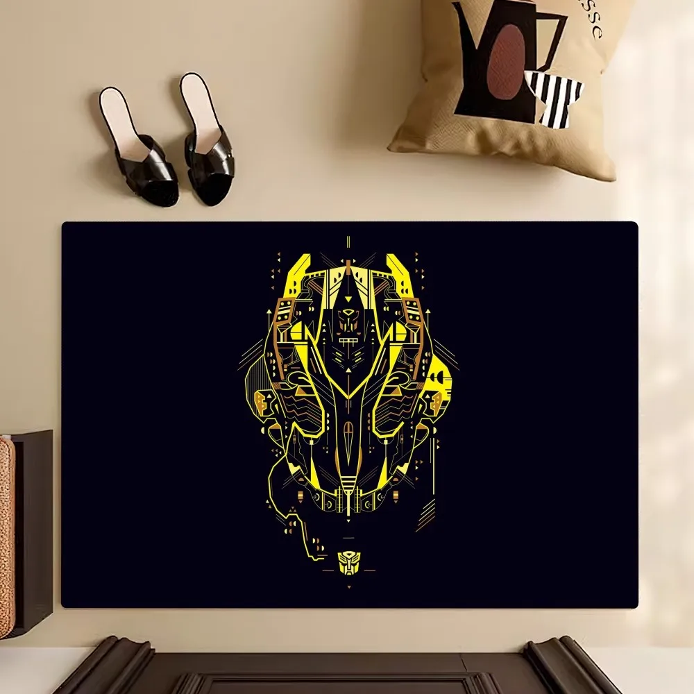 Classical Film T-Transformers Cool Floor Mat Bedroom Kitchen Door Bath House Super Absorbent Foot Non-slip 2