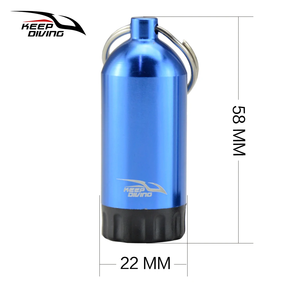 Aluminum Alloy Mini Scuba Tank with One Pick Needle and O-rings for Ding & Yoke Scuba Diving Accessories 2