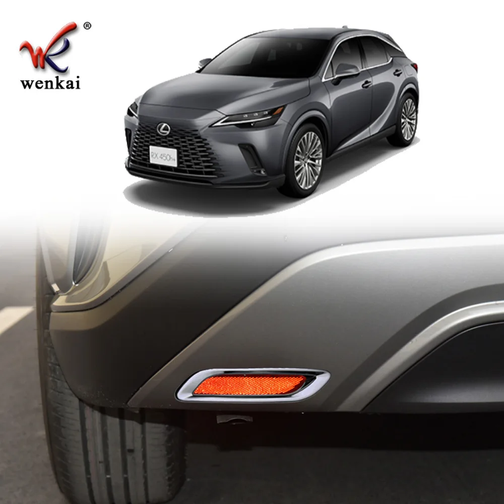 

Автомобильные аксессуары для 2023 Lexus RX350h гальванизированная декоративная рамка для заднего бампера противотуманные фары автомобильные наклейки