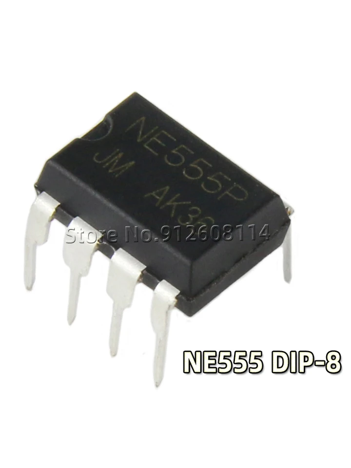 10 Stück NE555P Timer IC – DIP-8 Gehäuse, NE555N Ersatz