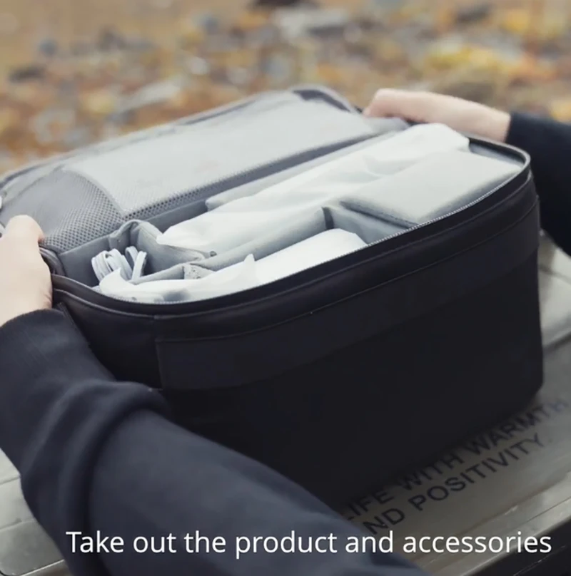 Sac Potensic pour drone ATOM 2 - Noir, bandoulière, transport