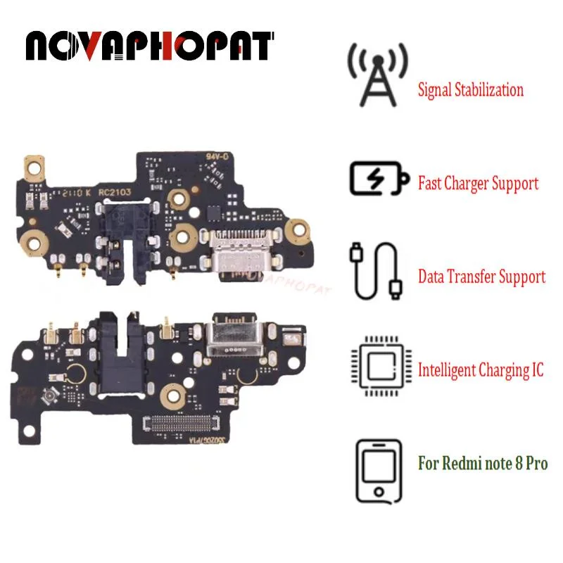 Novaphopat For Redmi Note 8 8T Pro USB Dock  Ʈ   ÷ ũ ũ ÷ ̺  (IC )