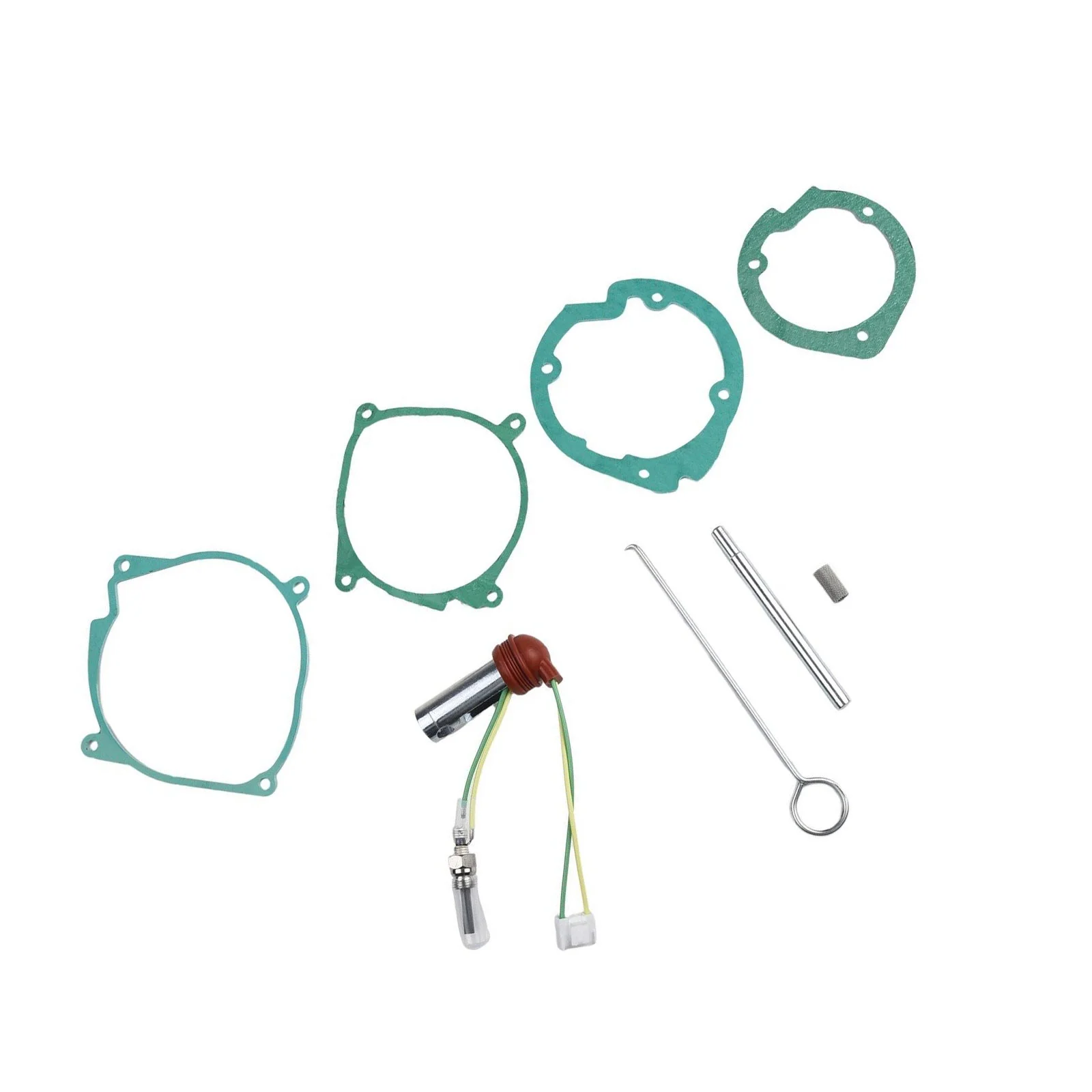 9Pcs 2-8KW Car Air Diesel Gasket+Ceramic Glow Plug Kit For Chinese Diesel Heater Car Parts