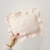 New Nordic Style Baby Small Pillow Cotton Washable Newborn Bedding Muslin Removable Kids Cushion 3