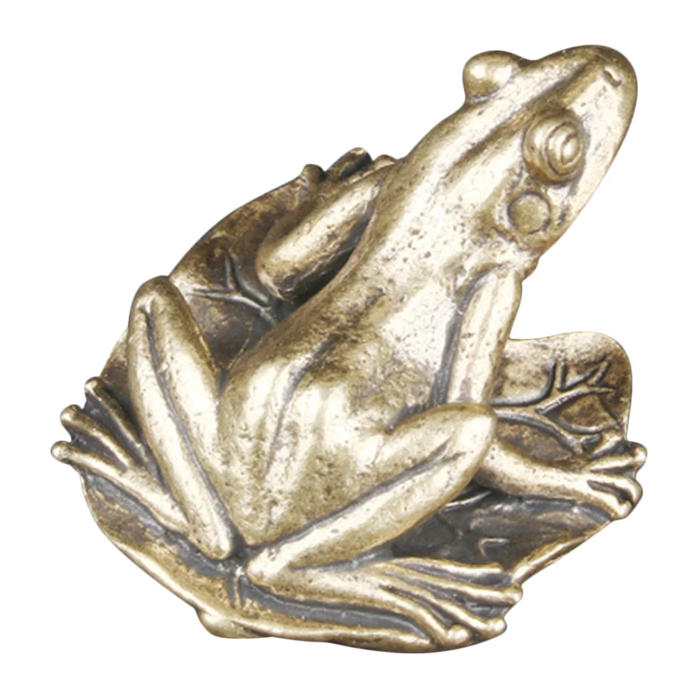 

Table Display Animal Model Retro Frog Ornament Animals Vintage Crafts