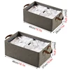Clothes Organizer Trousers Clothes Jeans Storage Box Toy Snacks Sundries Organizer Multifunctional Cosmetics Folding Fabric Box 4