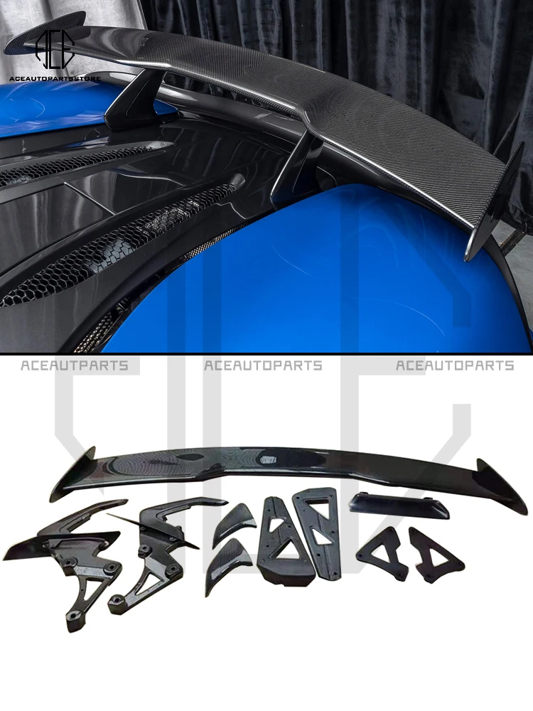 Spoiler Posteriore Automatico Da Corsa Stile Mso In Fibra Di Carbonio Per Mclaren 540C 570S