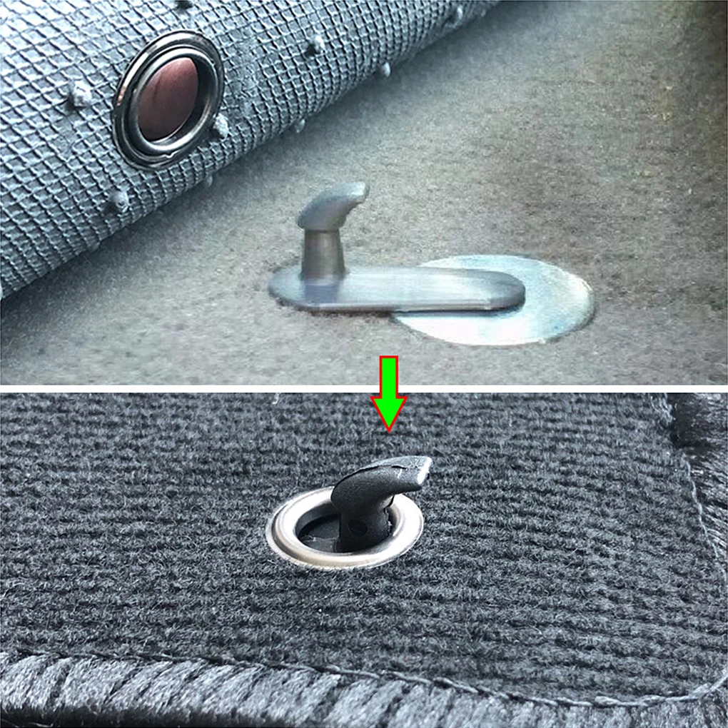 SODIAL(R) 20 X 9mm Rivet De Fixation En Plastique Pour Les Pare-chocs De Voiture Noir