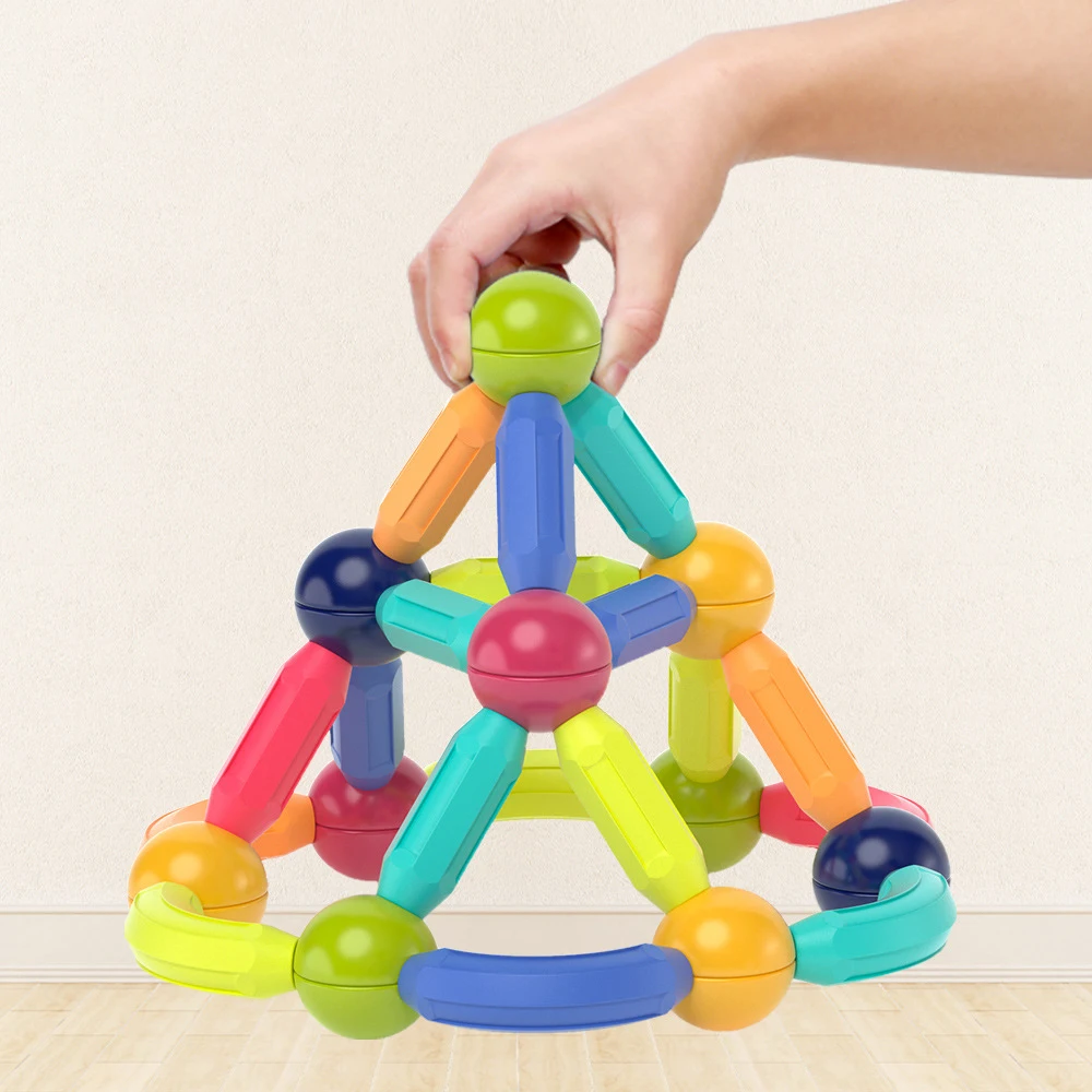 Magnetic Building Blocks Toys For Toddlers Montessori Stem Educational Construction Set Magnet
