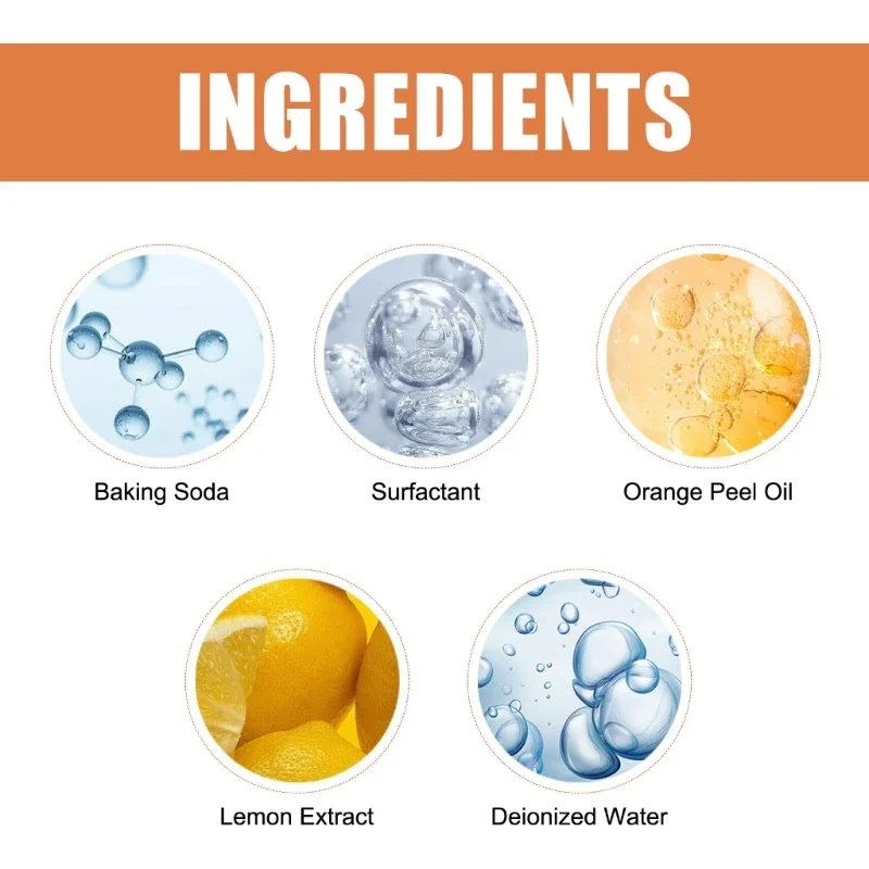Multipurpose Kitchen Cleaner Multipurpose Household Stain Remover Supplies for Kitchen Tableware Cleaning Accesory