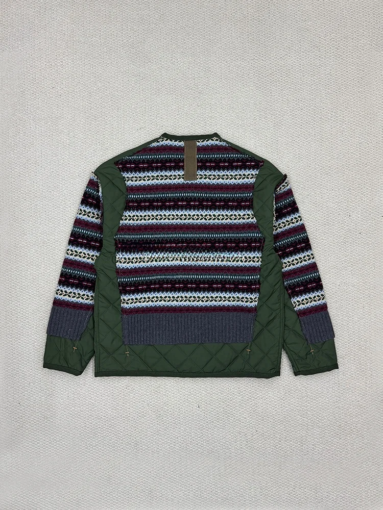 Junya Watanabe Knitted Sweater Jaet Inner  Thor's Extra Fire Deer Couple Internet Famous Warm Stand Thin Retr...