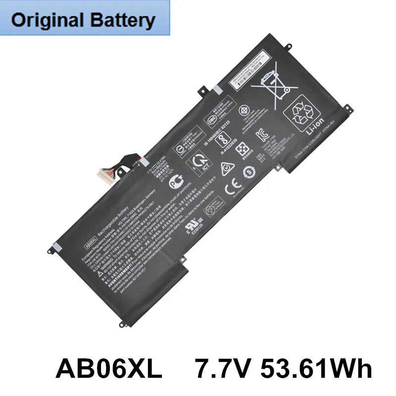 

Original New AB06XL Laptop Battery Internal 7.7V 53.61Wh For HP Envy 13-AD019TU 13-AD028TU 13-AD023TU 2EX75PA 2EX78PA HSTNN-DB8C