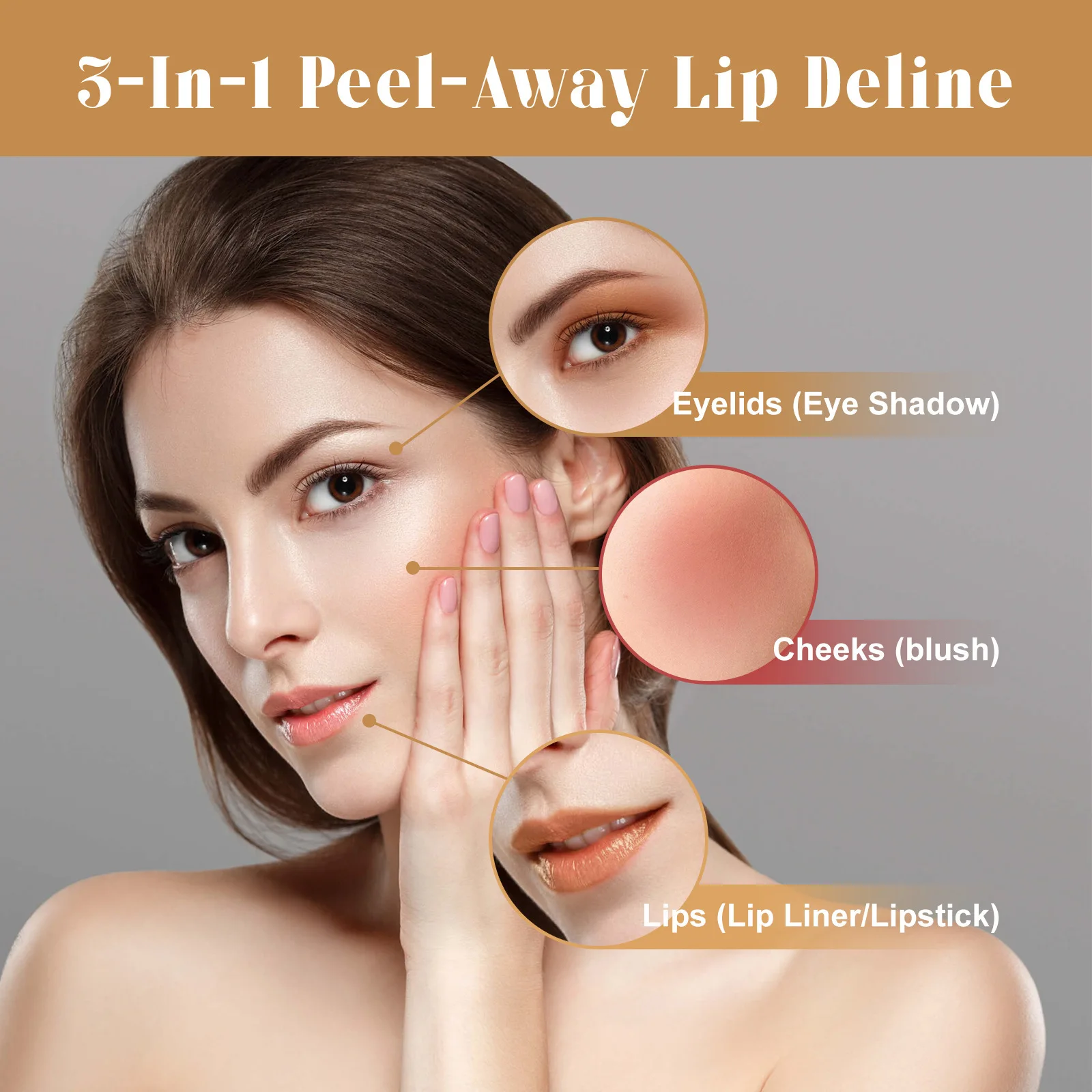 3 Colors Peel Off Lip Liner Tattoo Waterproof Long Lasting Lip Gloss Matte Velvet Lip Tint Sexy Red Contour Lips Makeup Cosmetic 4