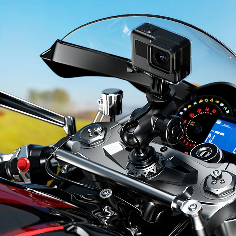 1 inch Ball Head Adapter to M6 M8 M10 Screw for GoPro Mount Motorcycle GPS Phone Car Bracket Insta360 X3 Camera Accessories 3