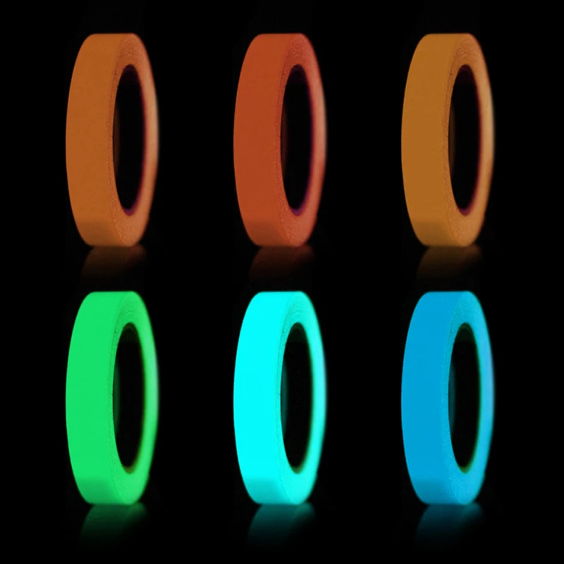 Waterproof Luminous Tapes Fluorescent Night Self-Adhesive Safety Warning Sticker Home Garden Decor Warning Tape Home Decor Tape