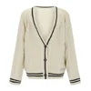 TS Cardigan Star Embroidery Knit Button Up Oversized Folklore Cardigan Sweater Women Unisex Eras Tours Outfit 4