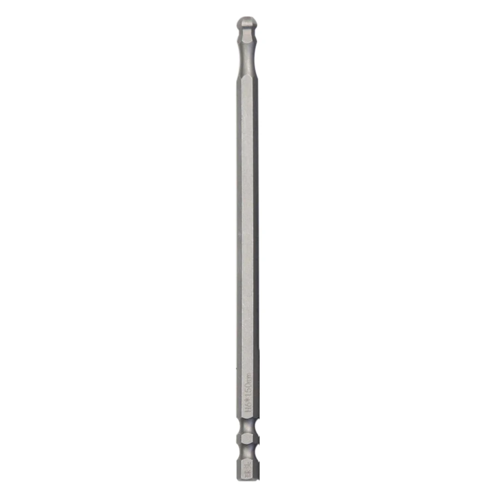 Embout Tournevis Boule Hexagonal H4/H5/H6 Acier Allié Lot 1 Pièce
