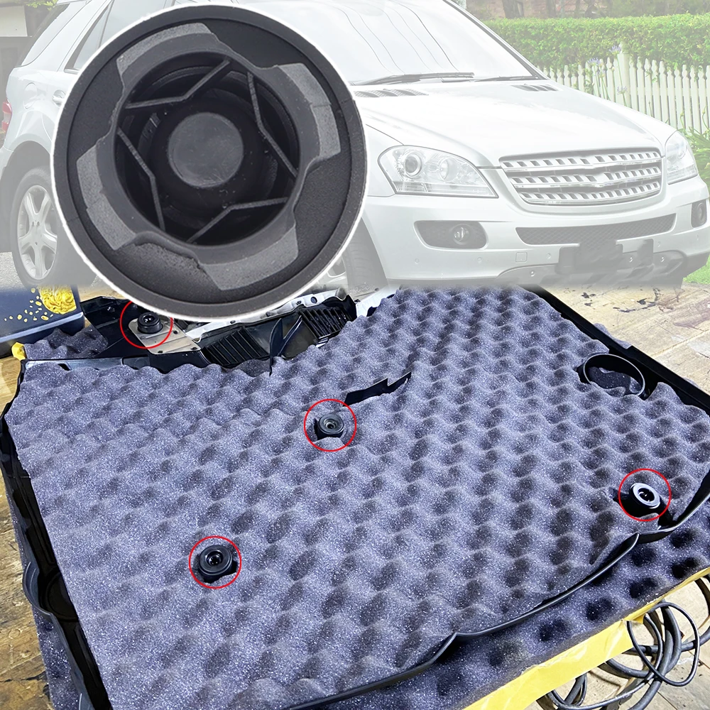 

Car Engine Cover Grommets Bung Bush Buffer Mount For Benz M-Class W164 2005 - 2011 W166 2012 - 2015 ML250/300/320/350CDI