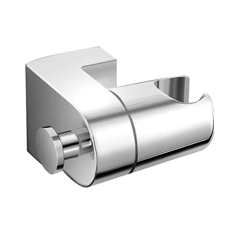 Adjustable Handheld Shower Head Brackets Metal Shower Stand Wall Mounted Shower Head Stand Showerhead Attachment