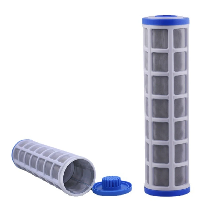 Washable Water Purifier Filter Element 10 Inch Stainless Steel Mesh Filter Cartridges Accuracy 40 Microns 808F