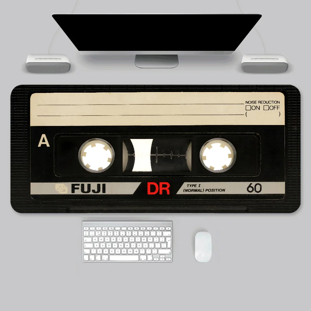 1pc 3D Cassette Music Tape Mouse Mat Desk Mat With Pad Gaming Accessories Prime Gaming XXL Keyboard Pad Padding Mat 4