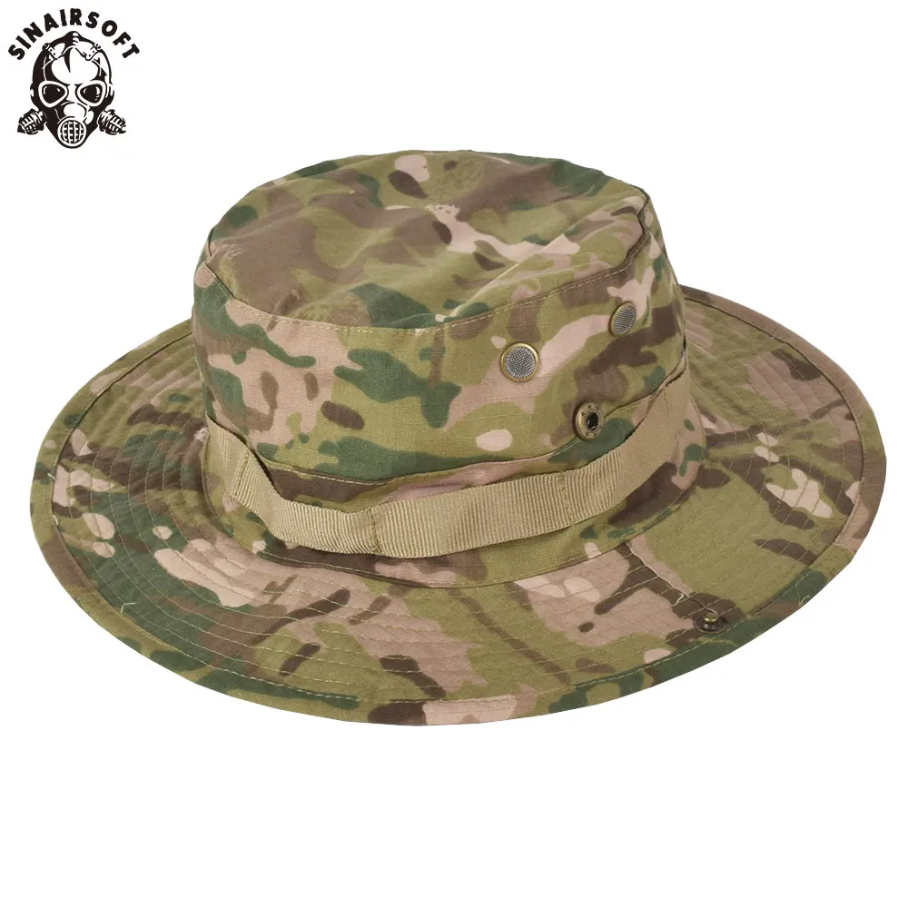 SINAIRSOFT Summer Tactical Bonnie Hunting Hat Camouflage Outdoor sports Mountaineering Cap Men Nylon Fishing camping LY1203