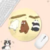 Cartoon B-Bare B-Bear 22x22cm Round Big Promotion Table Mat Student Mousepad Computer Keyboard Pad Games Pad for PC Desk Pad 4
