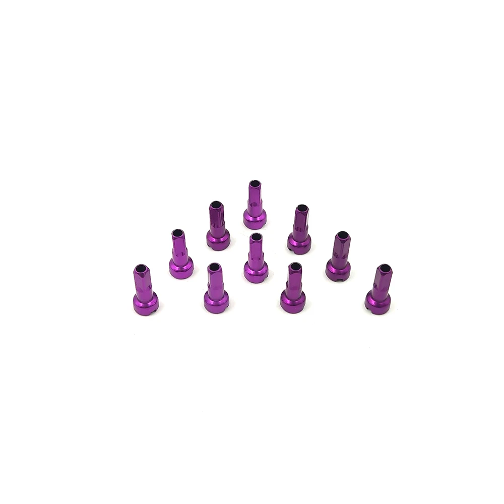 Pillar MTB Road Bike MV Bicycle Nipples 14G 14mm 2.0mm Ultralight High Strength Orange Green Purple Wheel Parts Aluminum Alloy