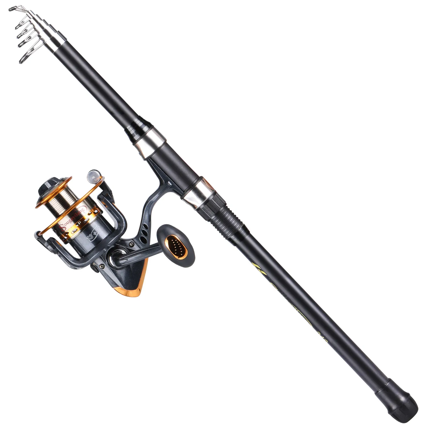 13 Fishing Rod Reel Combos - Fishing Rod Combo 2.1m-3.0m Spinning 13 1bb  High Reel - Aliexpress