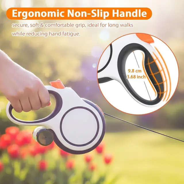 5m 8m 50kg Dog Leash Retractable Roulette Collar for Small Big Dogs Accessories Adjustable Walking Hiking French Bulldog Rope 6