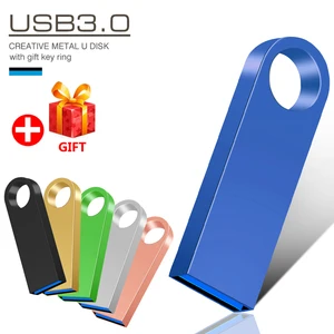 Unidad Flash USB de Metal 3,0, Pen Drive de 128GB, 8GB, 16GB, 32GB y 64GB, unidad Flash 3,0, logotipo personalizado de alta velocidad, gran oferta