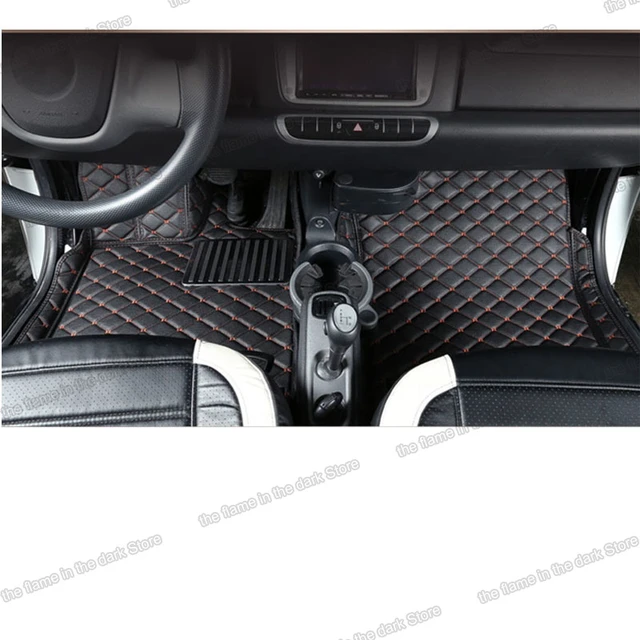 Leather Car Interior Floor Mats for Smart Fortwo 2007 2014 2013