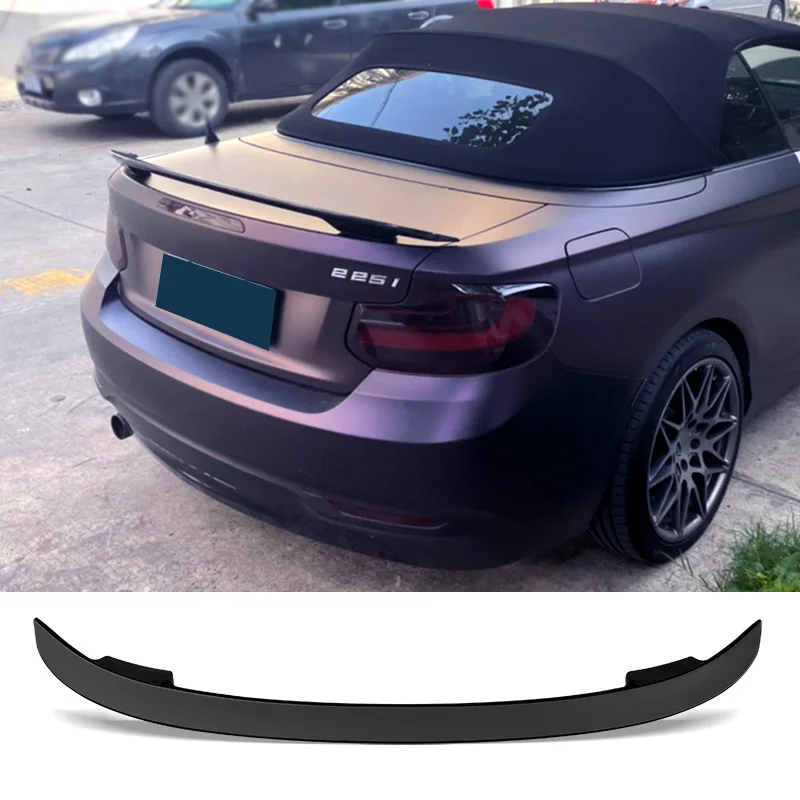 

GLoss Black Spoiler for BMW F23 2 Series Type MT ABS Plastic 220i 230i 235i 2014 - 2019 Car Rear Ducktail Wing Trunk Accessories