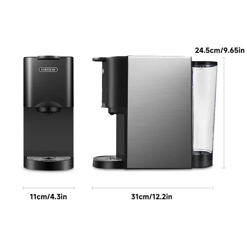 ماكينة القهوة HiBREW 5in1 متعددة كبسولات اسبريسو د...