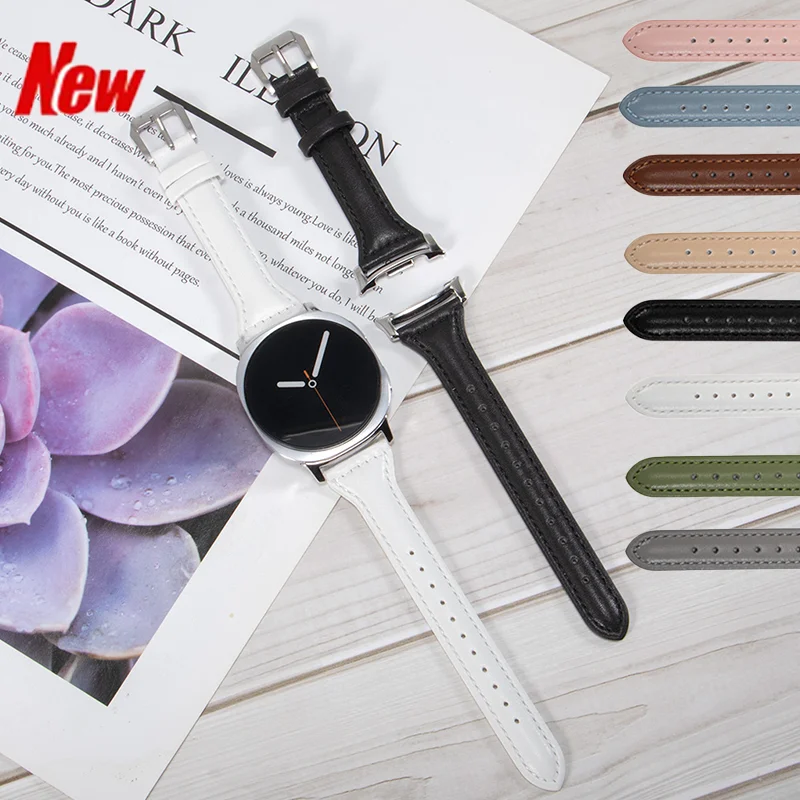 Slim Leather Strap for Women - Elegant Band for Galaxy Smartwatches