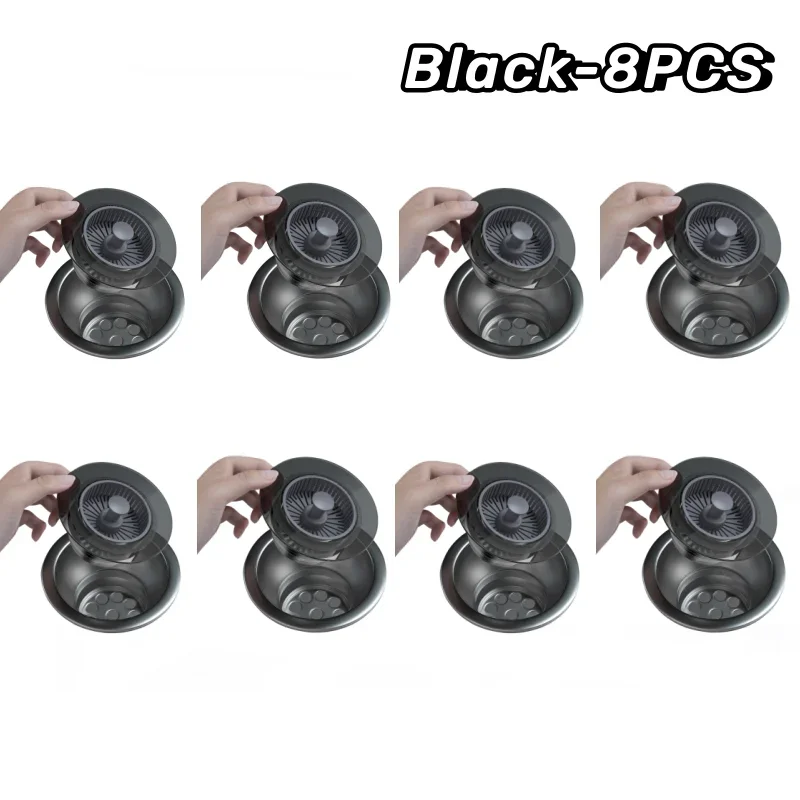 Black-8PCS